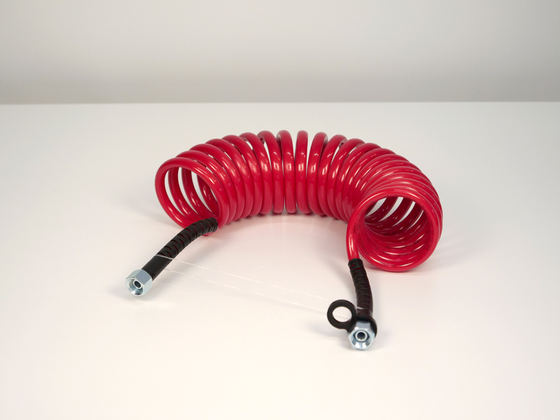 Spiral hose red 