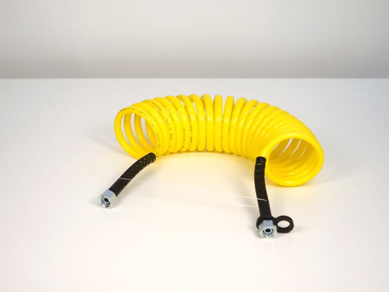 Spiral hose yellow 